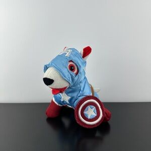 Captain America Target Dog 8” Plush Stuffed Animal Puppy Rare HTF